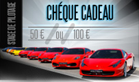 Chque cadeau Stage de pilotage